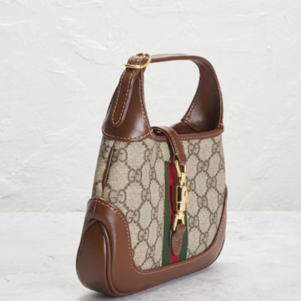 Authentic Gucci Mini Jackie 1961 Hobo Bag in Beige Excellent Condition - Picture 2 of 16